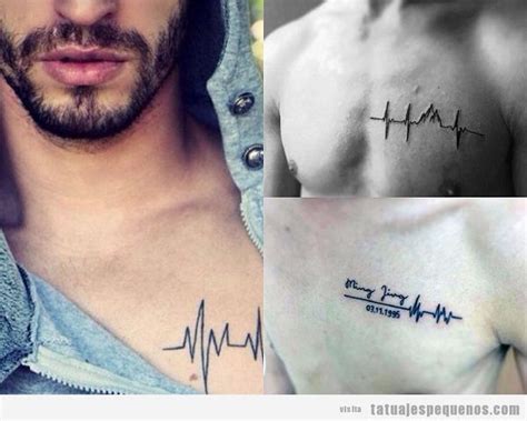 tatuajes pequeos en el pecho|50 tatuajes para hombres: tattoos pequeños, para el。